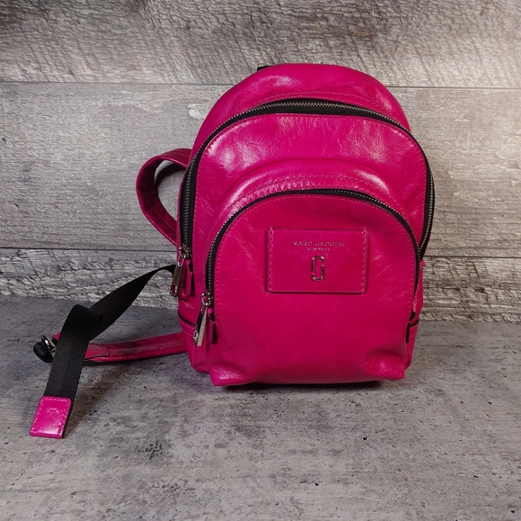 Marc Jacobs Pink Leather Backpack - Picture 9 of 9